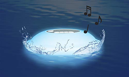 Poolmaster Altavoz Portátil Flotante Impermeable Multi Luz W 0