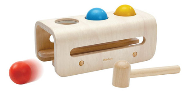 Plantoys Martillo De Madera Bolas Golpeando Y Martillando Ju 0