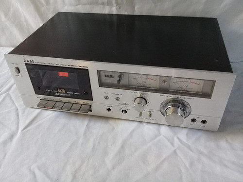 Stereo Cassette Deck Akai 706d  Funcionando Un Detalle 0