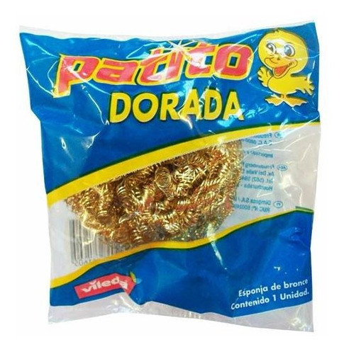 Pack X 3 Unid Esponja  Dorada 13 Gr Patitos Esponjas Pro 0