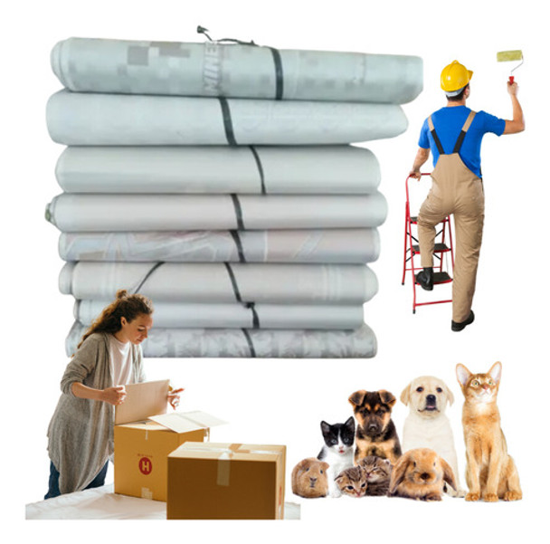 Jornal Pet Embrulho 900 Folhas 65x95cm Cachorro Gato 28,8 Kg 0