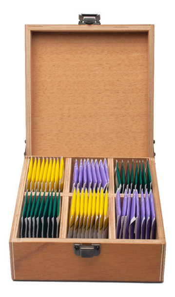 Caja Ciega De Té Madera Cedro Con 6 Divisiones 0