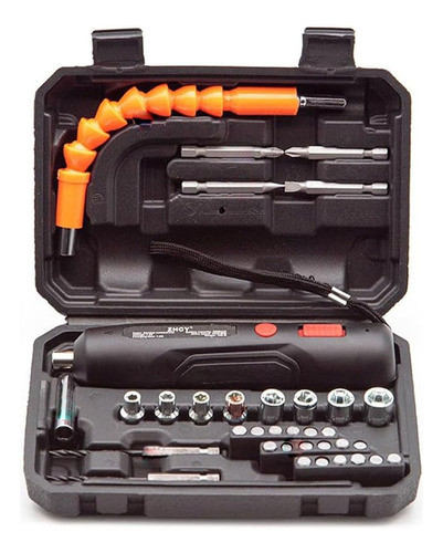 Parafusadeira Chave De Fenda Elétrica Com Jogo De Bits 7.2v 0