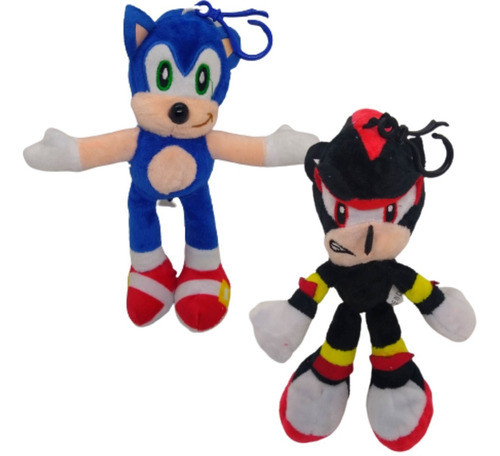 Peluche Mini Llavero Compatible Sonic Shadow 20cm Plush 0