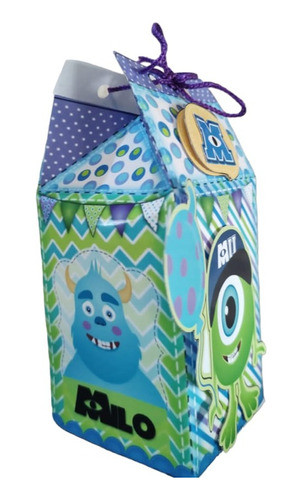 10 Cajitas Milk Box Monster Inc 0
