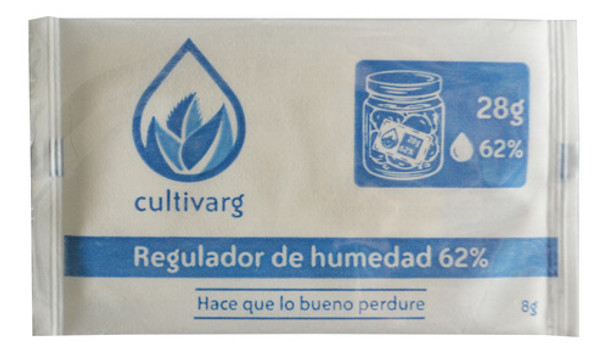 Sobre Boveda Regulador De Humedad Cultivarg 62% 28g 0