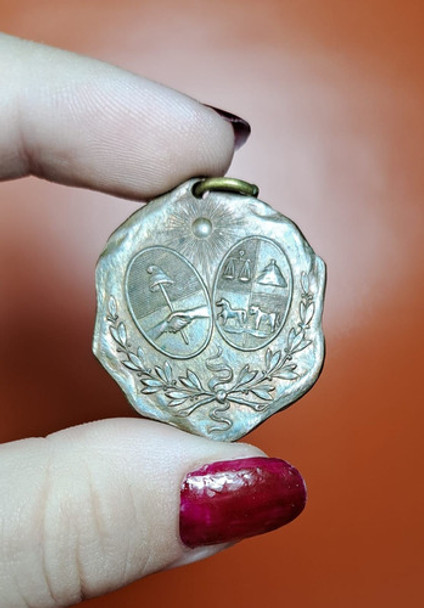 Antigua Medalla | Regimiento De Artilleria Uruguaya | 1906 0