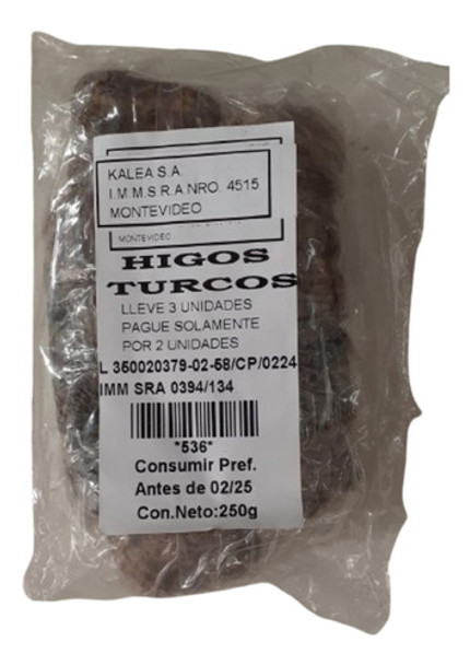 Higos Turcos 250 G 0 Higos Turcos 250 G 0