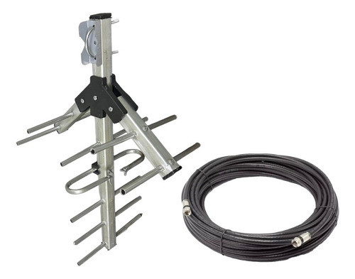 Antena Tda 9 Elementos  + Cable 10 Metros 0
