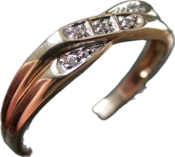 Luli Oport Anillo Oro 10k Circonias Oferta Limitada Regalo 0