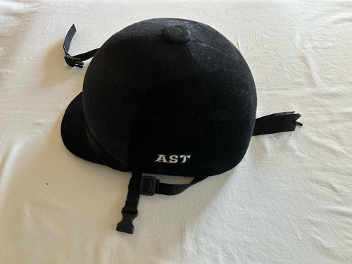 Casco De Equitación Negro Regulable (56/57cm) 0