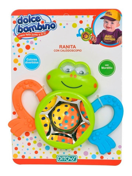 Sonajero Ranita Con Caleidoscopio Original Ditoys 0