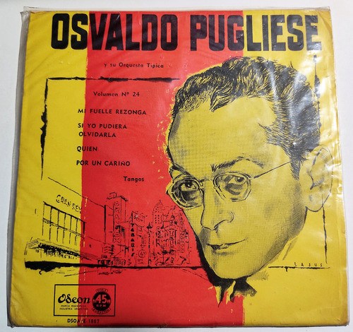 Osvaldo Pugliese Disco Vinilo 7 0