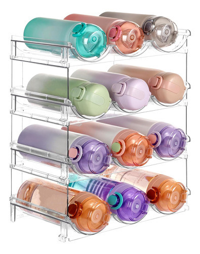 Organizador Apilable De 4 Piezas Para Almacenar 12 Botellas 0