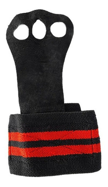 Callera Deportiva Cuero Knex Con Muñequera Elastizada Velcro 0