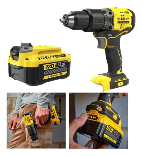 Parafusadeira Furadeira Impacto Sbd715 Stanley 1/2 13mm 20v 0