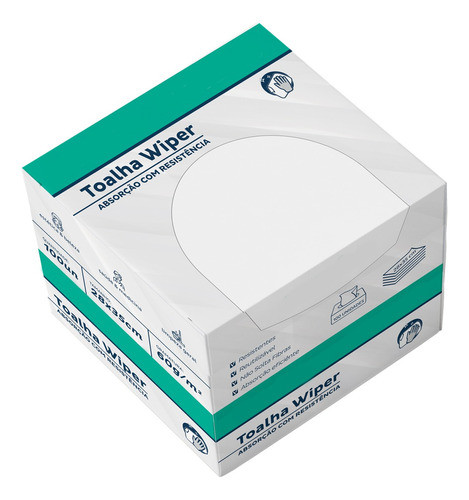 1.000 Lenço Para Banho De Leito Pano Absorvente Lenços Wiper 0