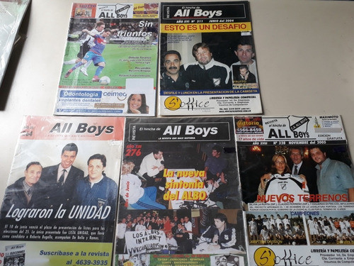 All Boys. Lote De 9 Revistas. Excelente Estado. 0