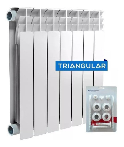 Radiador Triangular Bj 500 X 4 Elementos + Set + Envío 0