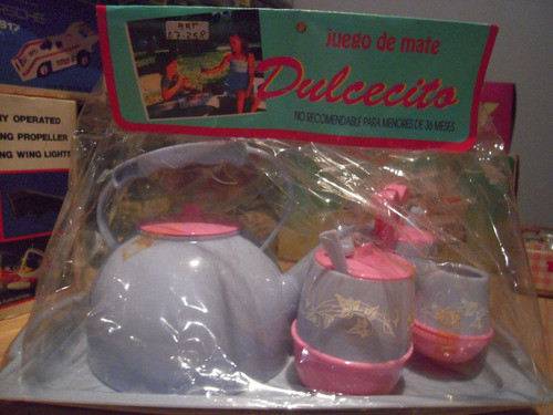 Antiguo Juego Mate, Dulcecito,5 Piezas Grandes,ind Arg,nuevo 0