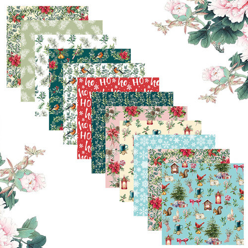 Bloco De Papel Decorativo De Álbum De Recortes Diy De 24 Fol 0