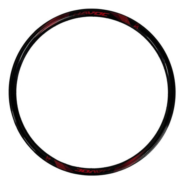 Aro  Aero Mtb 29 Parede Dupla 36 F Preto/ Vermelho Havoc 0