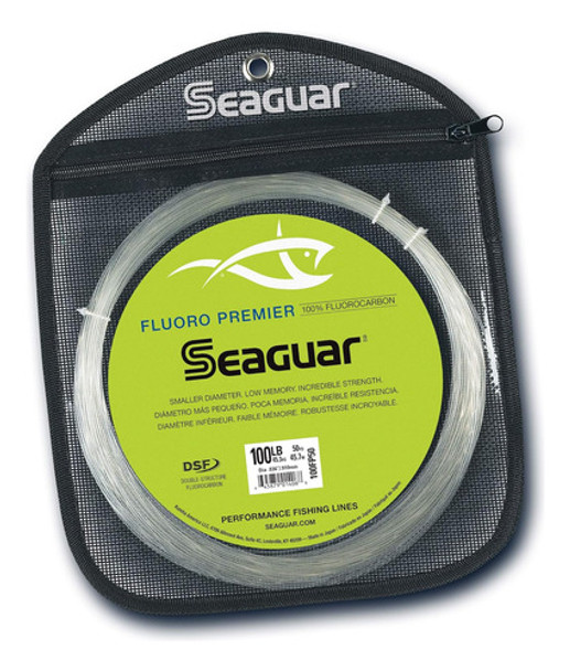 Seaguar Fluoro Premier Línea Fluorocarbono 50yd 100lb 0 Seaguar Fluoro Premier Línea Fluorocarbono 50yd 100lb 0