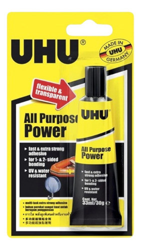 Adhesivo Uhu Universal Power Contacto 33ml. Serviciopapelero 0
