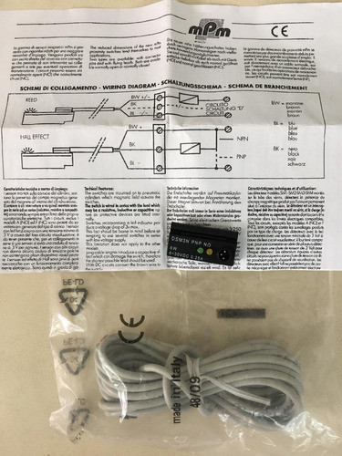Sensor De Efecto Hall Mpm Dsm3n 0