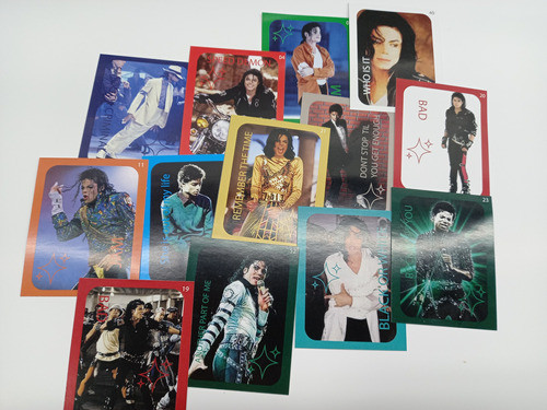 Tarjetas De Michael Jackson. Juego. Coleccionable 0