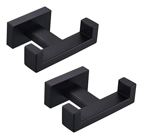 Gancho De Toalla Doble 2 Pcs, Soporte De Toalla De Baño De D 0