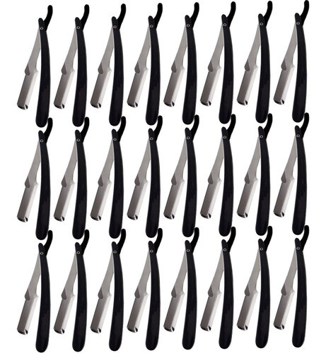 24un Navalhete Retratil Profissional Cabo Plastico Raskalo 0