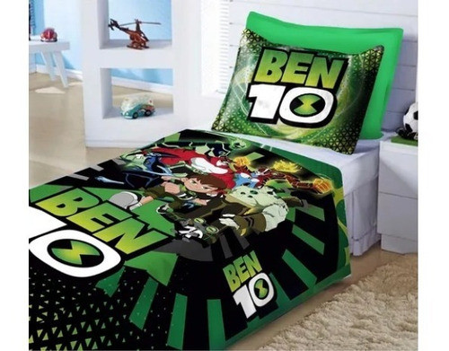 Cubre Cama + Funda Ben 10 0