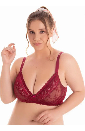 Sutien / Soutien Plus Size  Con Aro Y Sin Copa Preformada. 0