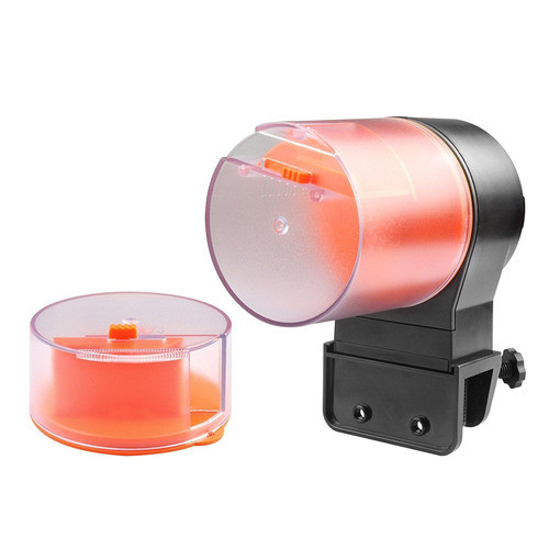 Pantalla De Lcd De Alimentador Automático De Pescado 2 Modos 0