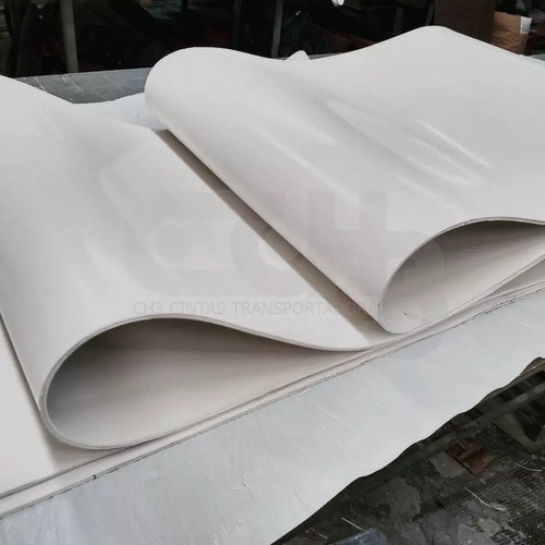Goma En Plancha Caucho Blanco 7 Mm 0