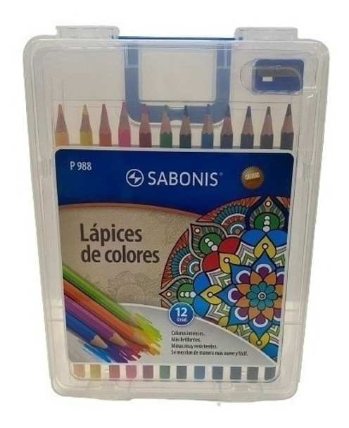 Valija Lapices De Colores Sabonis Estuche X 12 0