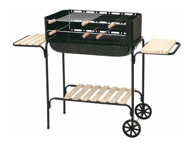 Parrilla Parrillero Barbacoa Portátil Rodeio Mor Práctica 0