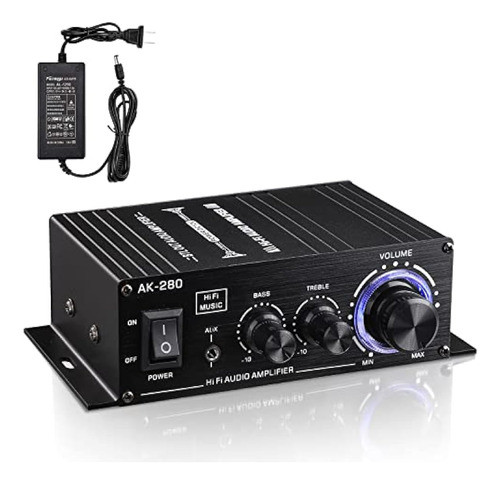 Facmogu Ak280 200w+200w Mini 2.0 Ch Amplificador 0