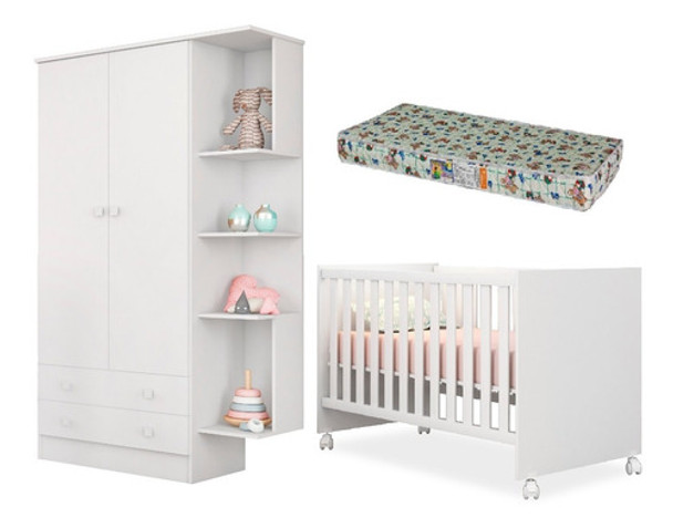 Quarto Do Bebê Berço Americano Mini Cama E Guarda Roupa 0 Quarto Do Bebê Berço Americano Mini Cama E Guarda Roupa 0