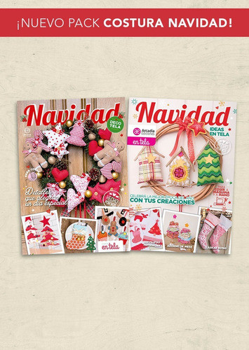 2 Revistas Costura Navidad Adornos Guía Paso A Paso Fácil 0