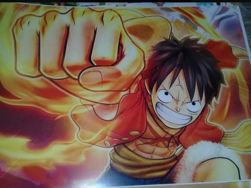 Poster De Luffy +  1 Pin De Regalo (one Piece) 0
