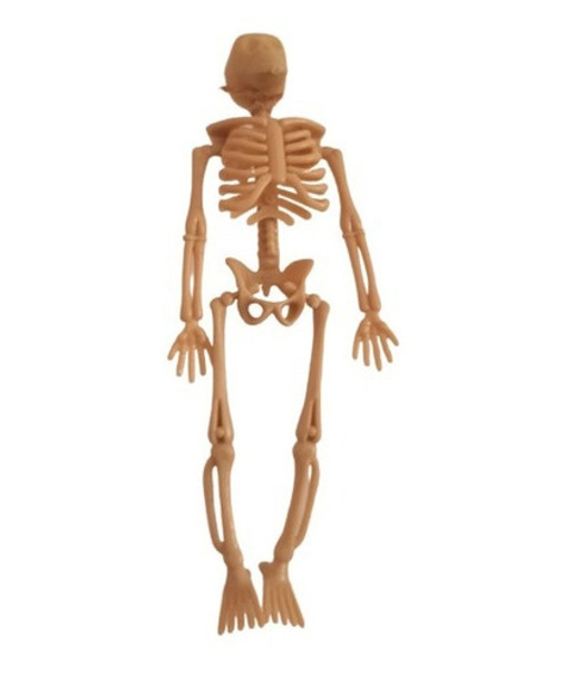 Esqueleto Plastico Halloween Terror Muñeco X4 0