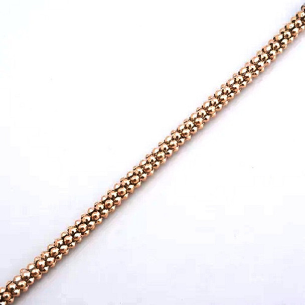 Pulsera Acero Quirurgico Tejido Rose Local Barrio Belgrano 0 Pulsera Acero Quirurgico Tejido Rose Local Barrio Belgrano 0