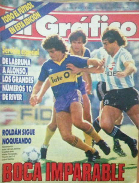 El Grafico 3514 Boca 1 Racing 0,independiente 2 Temperley 0 0