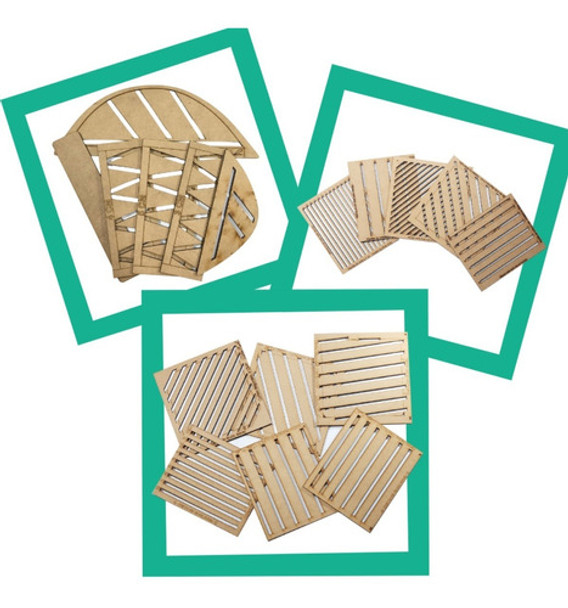 Grillas De Corte Para Mosaiquismo Combo (kits 1 - 2 - 3) 0