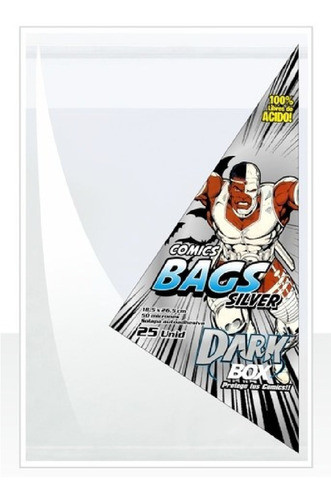 Dark Box Bolsas Protectoras Comics Anti Acido Tamaño Silver 0