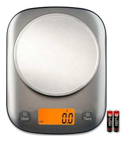 Fuzion Báscula De Cocina, Báscula Digital De 11 Libras, G. 0