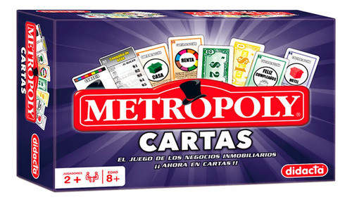 Juego Metropoly Cartas - Juego De Caja - Vamos A Jugar 0