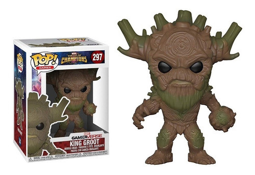Funko Pop King Groot #297 Marvel Metajuego Original Nuevo 0